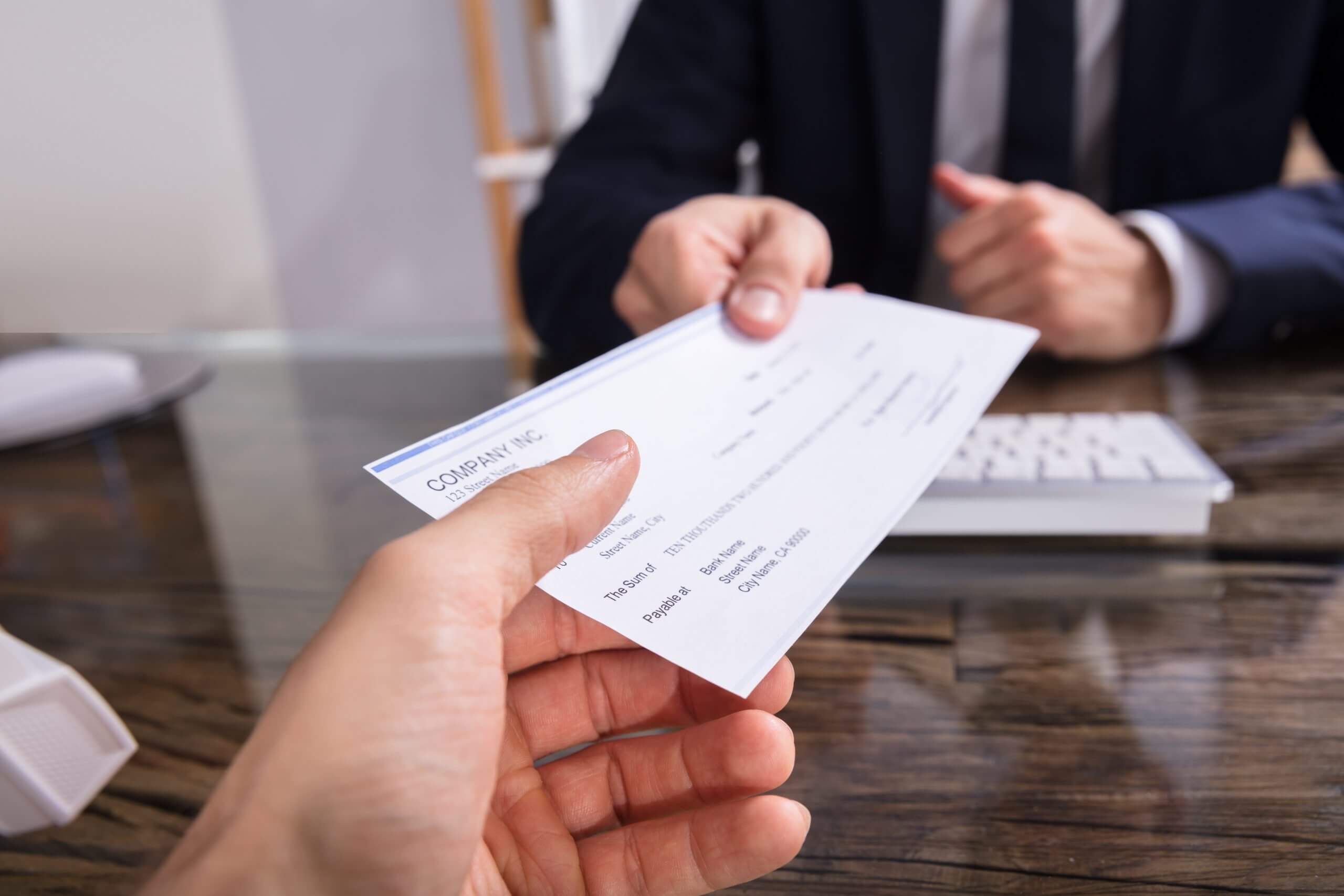 Check payment